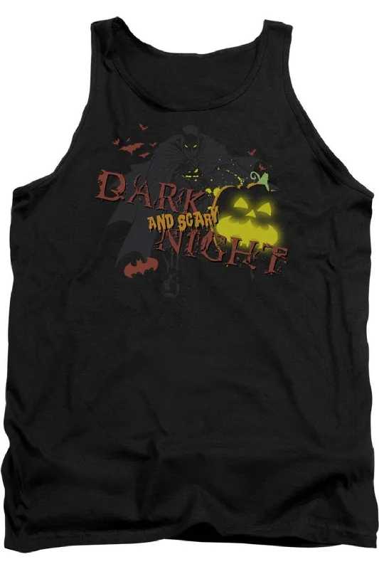 Batman Dark And Scary Night Adult Tank TopCompression vest