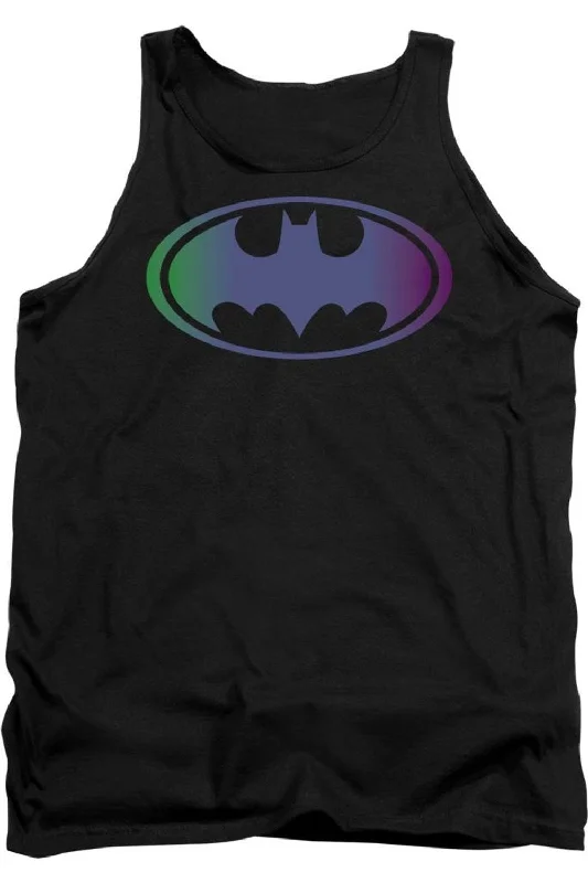 Batman Gradient Bat Logo Adult Tank TopCycling tee