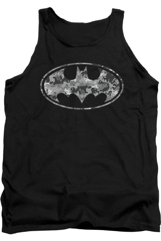 Batman Urban Camo Shield Adult Tank TopBreathable jacket