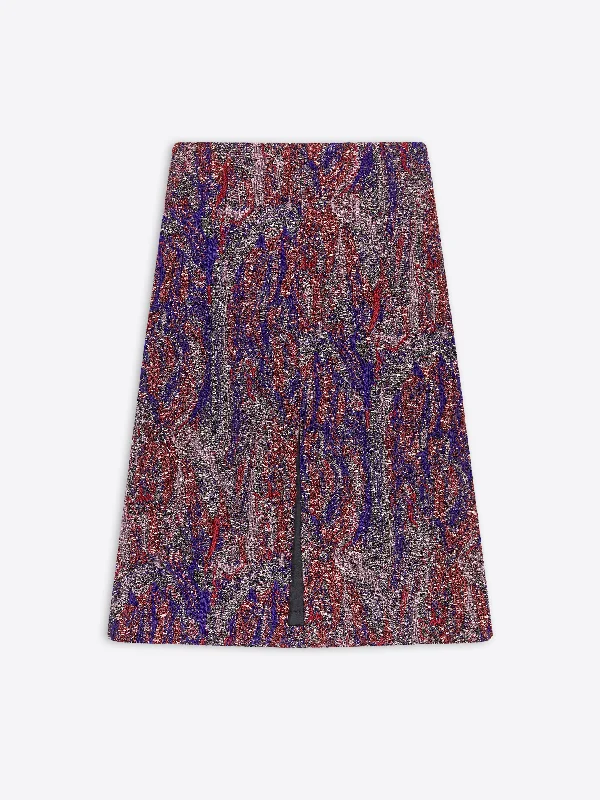 Jacquard skirtOver Skirt