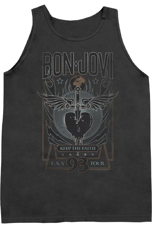 Bon Jovi Keep The Faith Adult TankThermal jacket