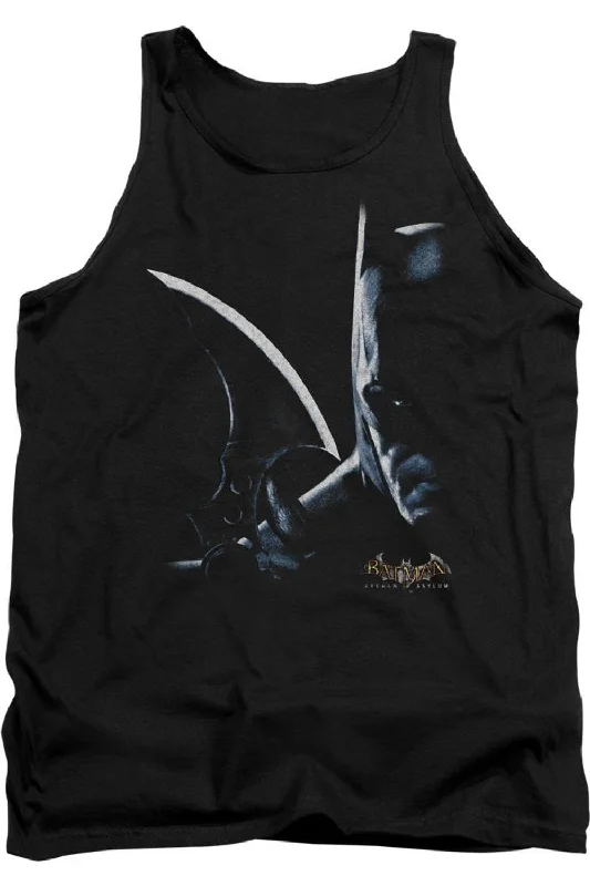 Batman Arkham Asylum Arkham Batman Adult Tank TopWindproof jacket