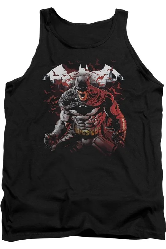 Batman Raging Bat Adult Tank TopHiking hoodie