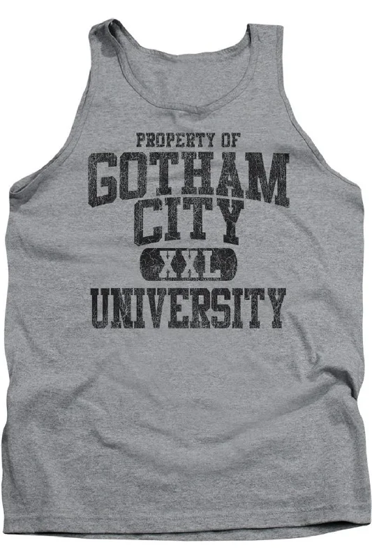 Batman Property Of Gcu Adult Tank TopAthletic tee