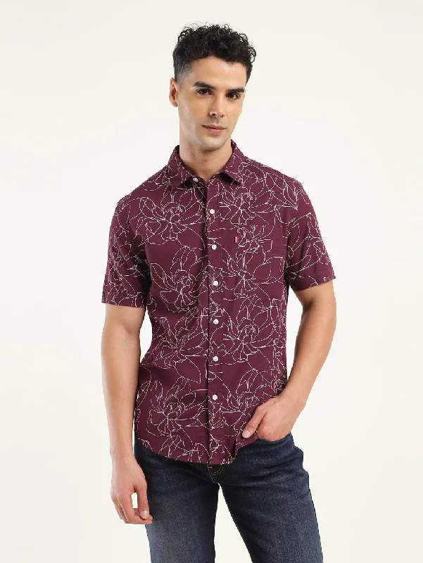 Men's All Over Printed Slim Fit ShirtMetallic Shirts