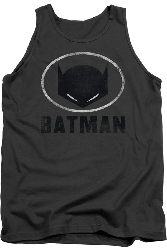 Batman Mask In Oval Adult Tank TopOutdoor vest