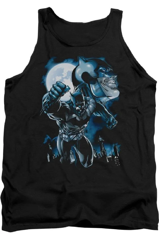 Batman Moonlight Bat Adult Tank TopWindproof hoodie