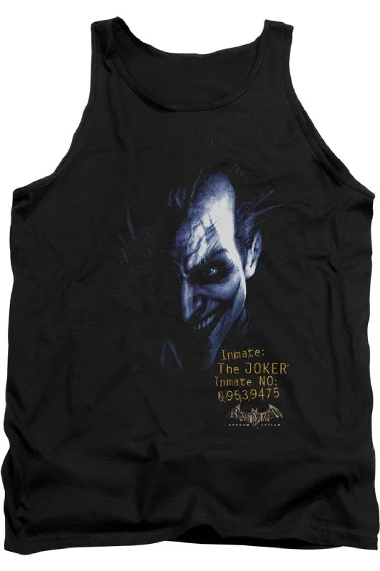 Batman Arkham Asylum Arkham Joker Adult Tank TopTrail vest