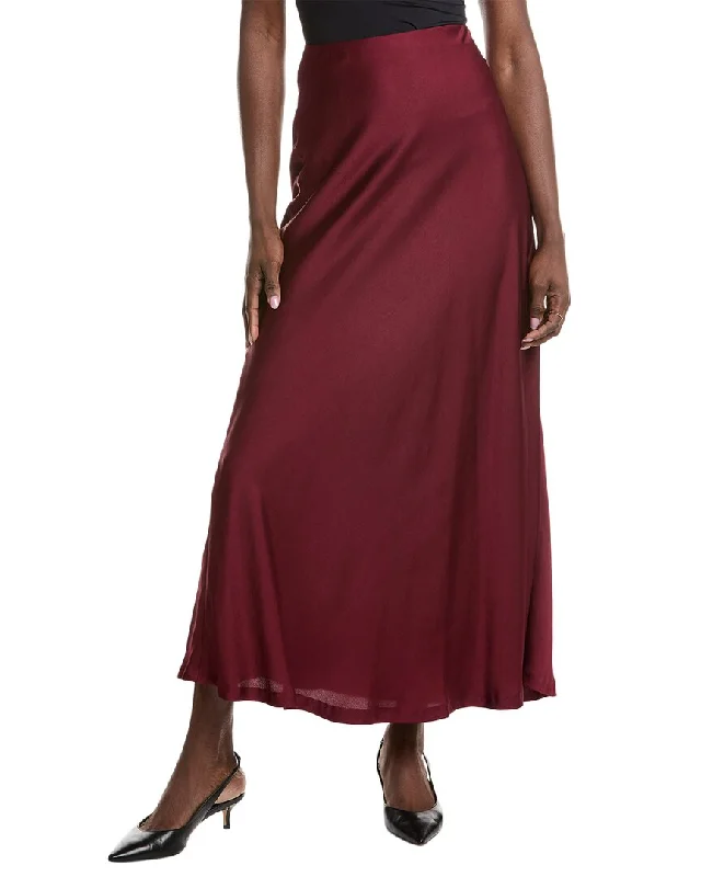 Kenneth Cole Bias Flare Maxi SkirtVelvet Skirt