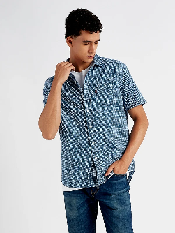 Men's Printed Regular Fit ShirtDenim Shirts