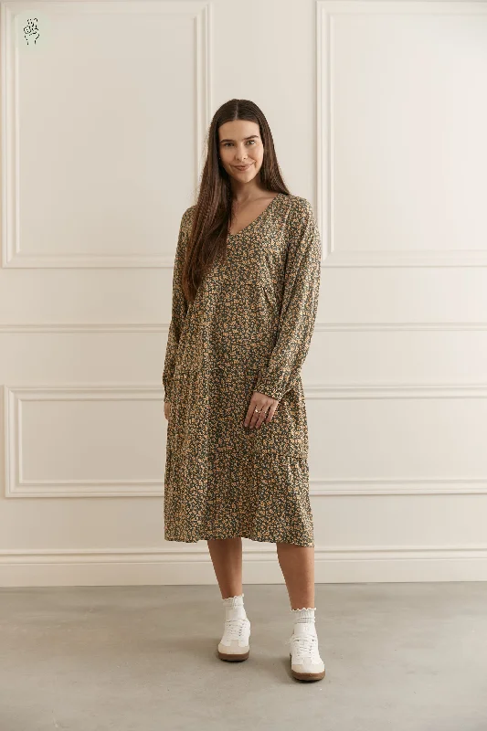 Robe midi à étages - 2134 (Seconde Main)