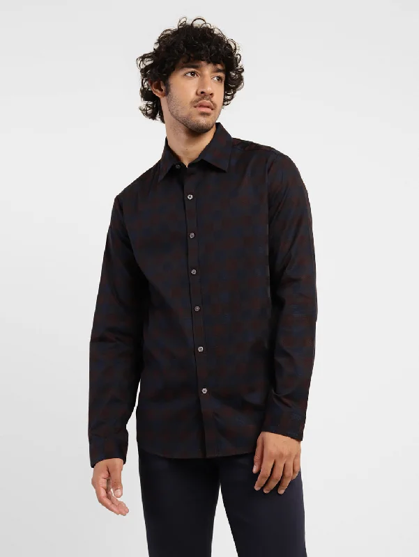 Men's Checkered Slim Fit ShirtFringed Shirts