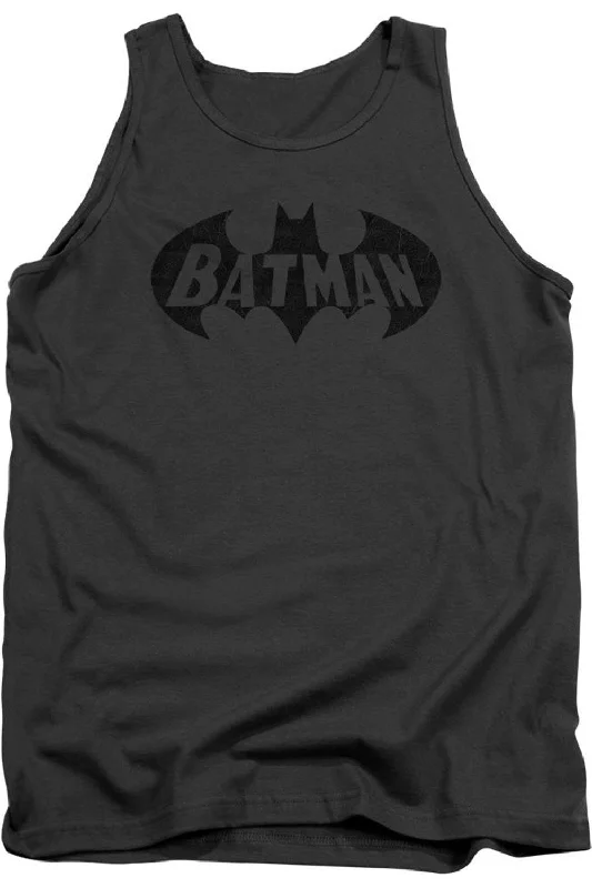 Batman Crackle Bat Adult Tank TopRunning tank