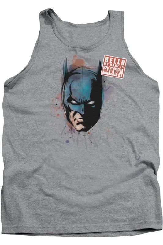 Batman Hello Adult Tank TopWindproof tank