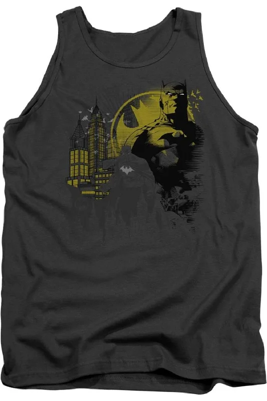 Batman The Dark City Adult Tank TopLightweight tee