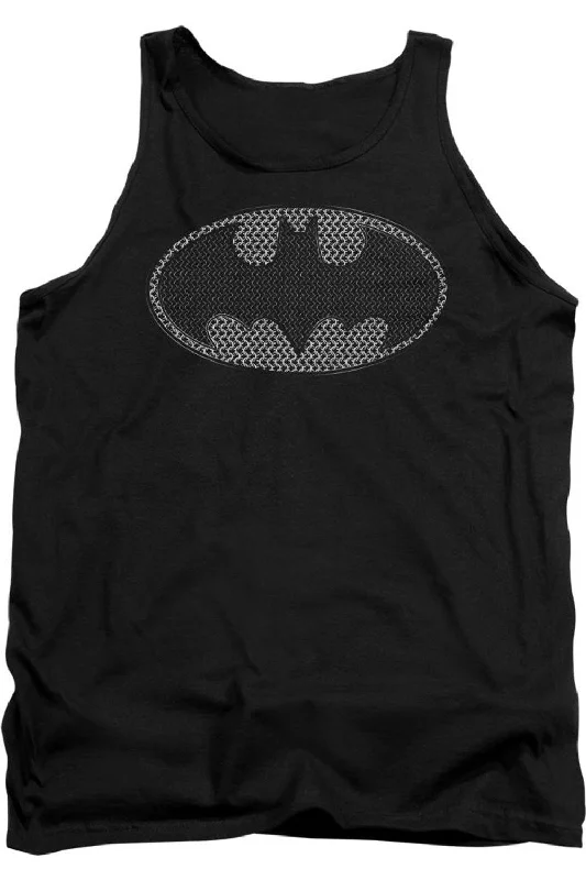 Batman Chainmail Shield Adult Tank TopOutdoor vest