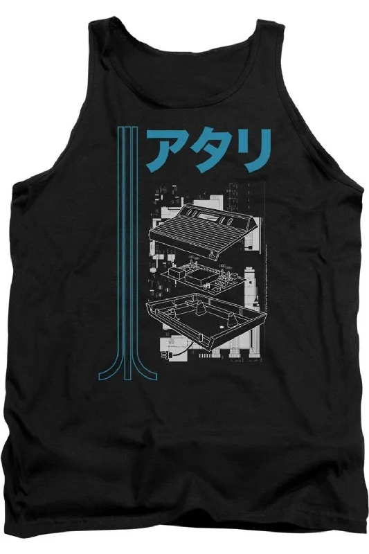 Atari Schematic Adult TankOutdoor singlet