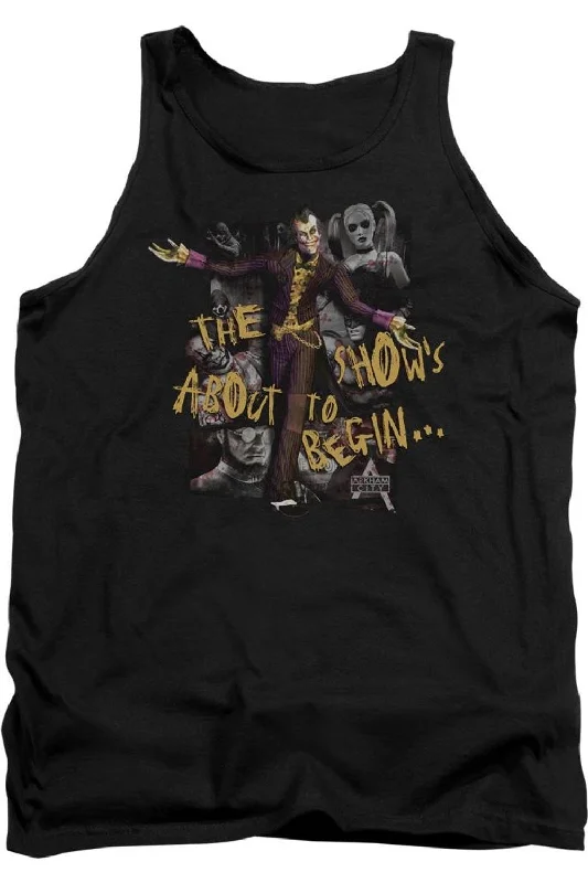 Batman Arkham City About To Begin Adult Tank TopHiking tee