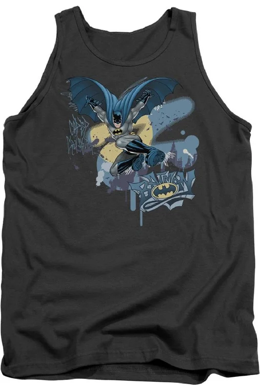 Batman Into The Night Adult Tank TopPerformance tank