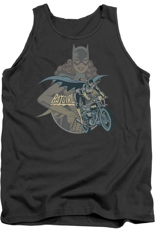 DC Comics Batgirl Biker Adult Tank TopThermal tee