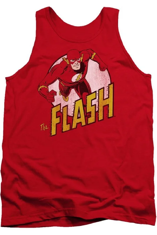 DC Comics Flash The Flash Adult Tank TopLightweight tee