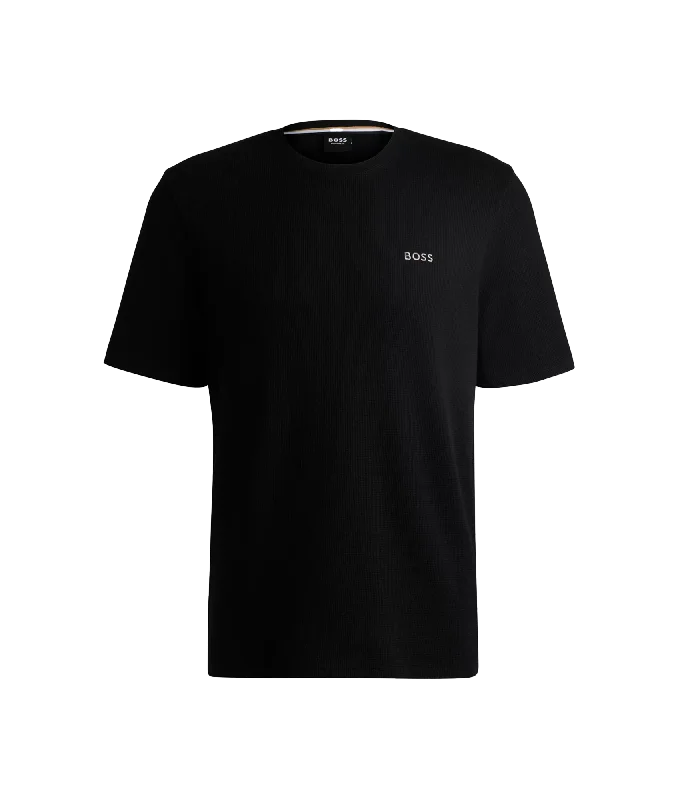 Waffle T-Shirt T-Shirts - Black