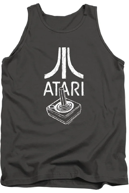 Atari Joystick Logo Adult TankWindproof tee