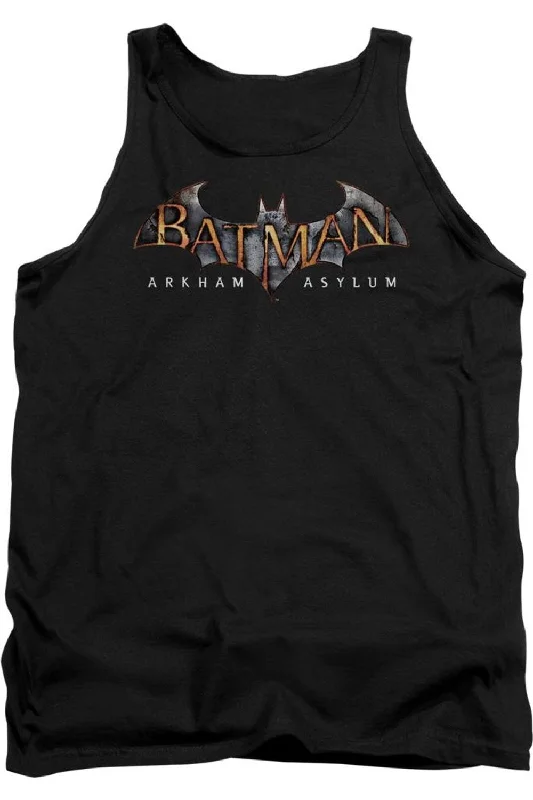 Batman Arkham Asylum Logo Adult Tank TopHiking vest