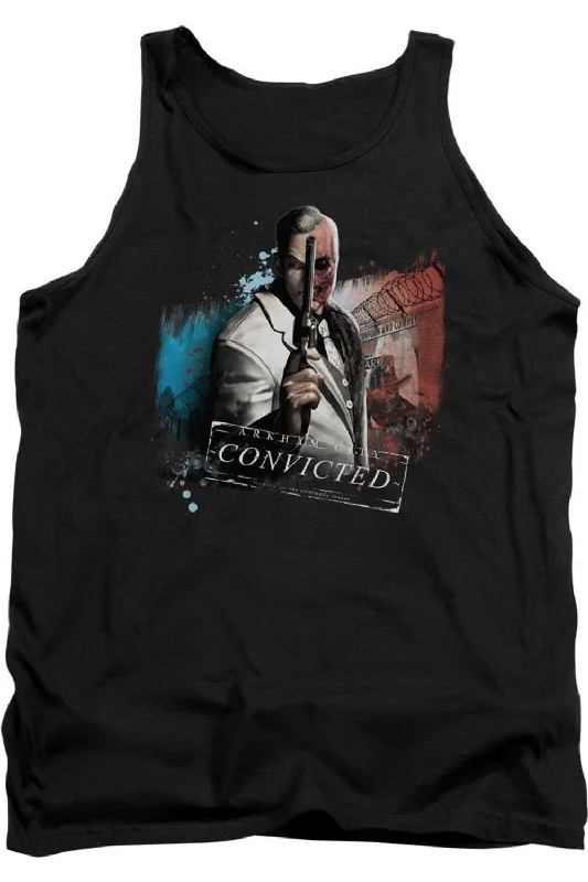 Batman Arkham City Two Face Adult Tank TopWindproof hoodie