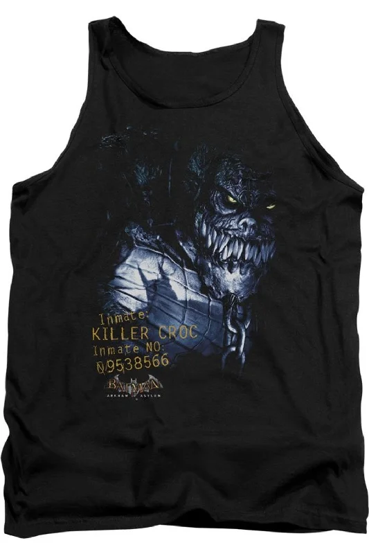 Batman Arkham Asylum Arkham Killer Croc Adult Tank TopOutdoor tee