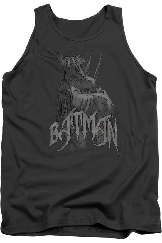 Batman Scary Right Hand Adult Tank TopMesh hoodie