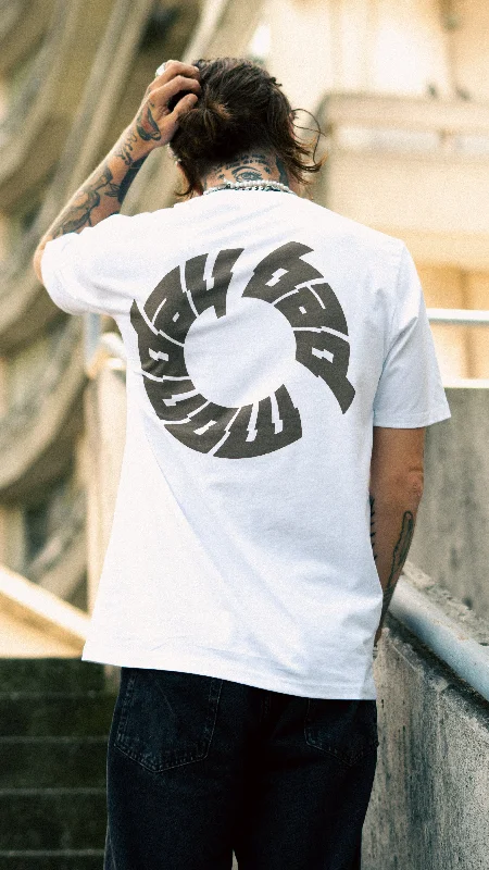 BM Circle White TeeEmbroidered T-Shirts