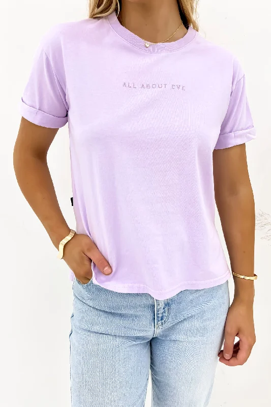 AAE Washed Tee LilacCrewneck T-Shirts