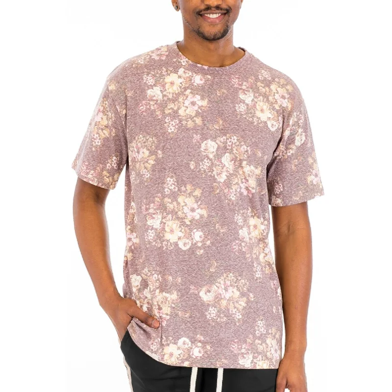 Heathered Floral TeeFrench Terry T-Shirts