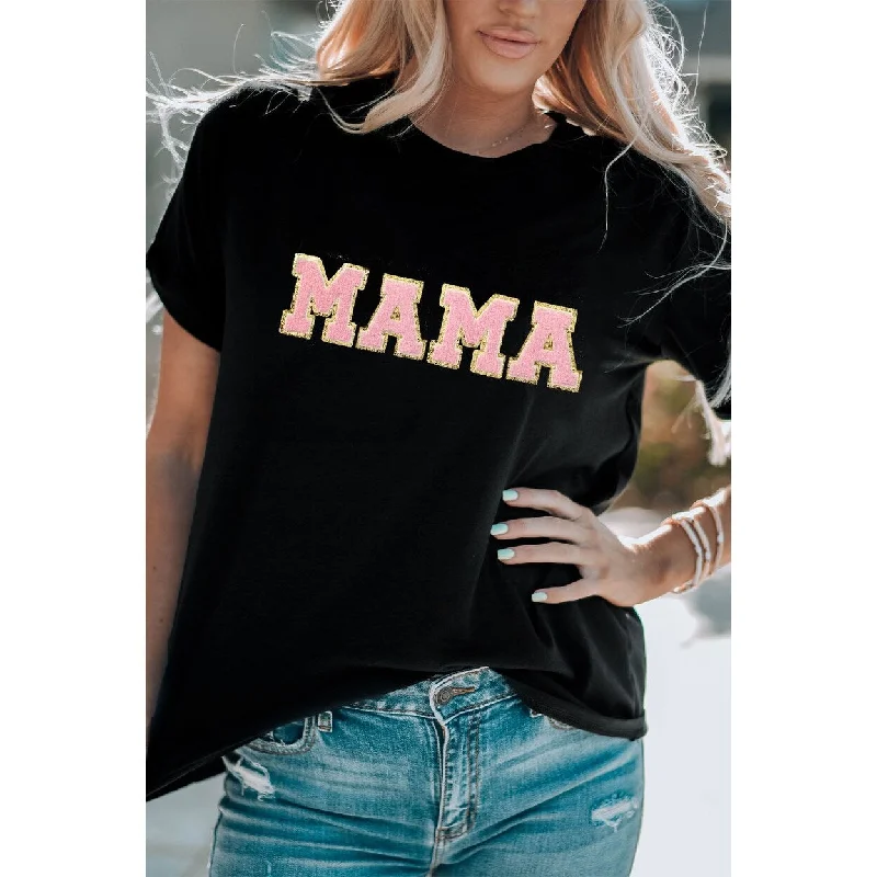 Sierra Mama Chenille Graphic TeeWork T-Shirts