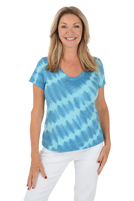 Lapis Diagonal Tie-Dye TeeLayered T-Shirts