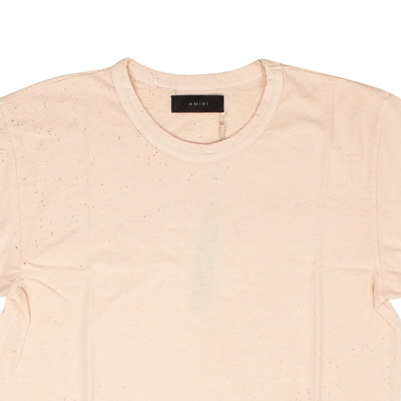 Amiri Shotgun Tee - BeigeMesh T-Shirts