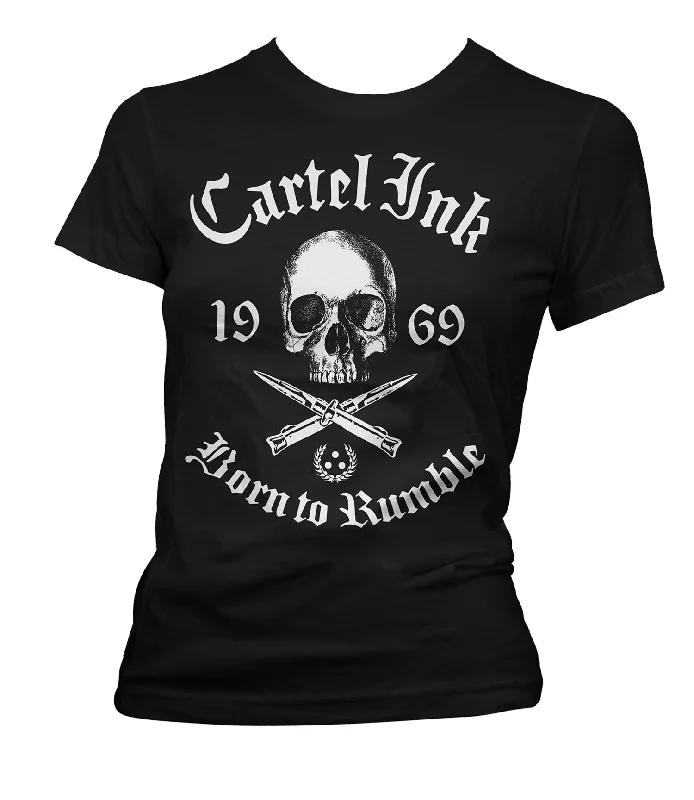 The BORN TO RUMBLE Women's TeeTravel T-Shirts