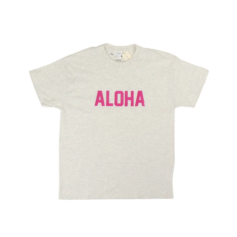 Vanna Youngstein Aloha Tee - Gray/FuchsiaStriped T-Shirts